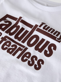 NAME IT T-shirt Kirstine Bright White Fearless